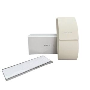 NWT Prada Off White Eyewear Case